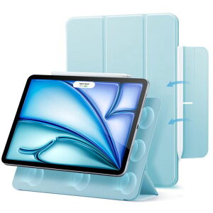 ESR iPad Air 11�C���` �P�[�X M4/M3/M2(2026/2025/2024)iPad Air ��5/4����(2022/2020)iPad Pro 11�C���`(2018)�Ή� �}�O�l�b�g�z�� �O�܂�X�^���h �X�����݌v Pencil