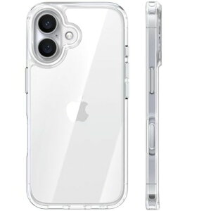 TORRAS iPhone 16 �p �P�[�X �y���ϖh�~�E�Ռ����U�\���z�w��h�~ ���� ���ϖh�~ �ČRMIL�K�i �ϏՌ� �X�g���b�v�z�[���t�� �{�^���t�� 6.1 �C���` �A�C�t�H�� 16 �p �uDiamond Clear�v �N���A