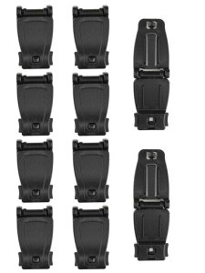 VIPERADE VAB2 10 �p�b�N���ړI�N���b�v 1 �hMolle�E�F�r���O�AMOLLE�E�F�r���O�A�^�b�`�����g�o�b�N�p�b�N/�|�[�`/�o�b�O�p�^�N�e�B�J�����b�N�J���r�i�p (��)