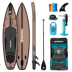 WOWSEA Q1 �C���t���[�^�u���p�h���{�[�h 335CM��X 79CM��X 15CM�� �ϋv���̂�����背�W���[SUP�{�[�h �����c�[�����O ���KISUP �u���[