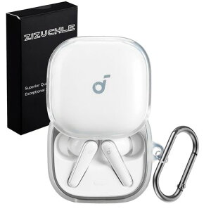 ZIZUCHLE for Soundcore Liberty 5�P�[�X �N���A TPU�f�� �ی�J�o�[ ���΂݂ɂ��� �S�ʕی� �w��h�~ ���h�~ ����h�~ Soundcore Liberty 5 case Liberty5 ����