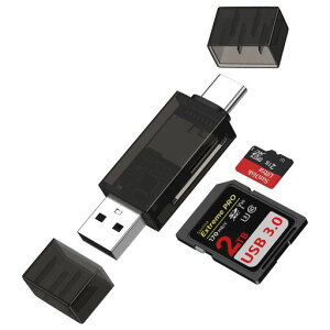 ANNIBERSDJ[h[_[2-in-1Type-C&USB3.0}CNSDJ[h[_[OTGΉ]^CvcJ[h[_[2TB܂ŃT|[giPhone17iPhone16E15V[Y/Android/iPad