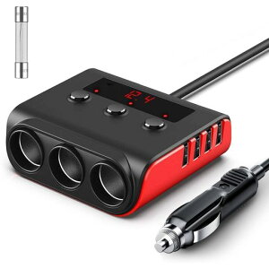 �y2025�i�����f���zSONRU7in1�V�K�[�\�P�b�g3�A�A120W�Ԃ����[�\�P�b�g���݁A�V�K�[�\�P�b�gusb�A12V/24V�ԏ[�d��A�Ԃ����[�\�P�b�gusb�d���v�t���}���[�diPhone16/15/14