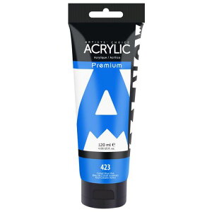 AUREUOアクリル絵の具コバルトブルーヒュー120mlチューブ-キャンバス、岩、木材、セラミック、布地用の豊富なのアートクラフトペイント-絵画愛好家、初心者、アーティスト向けの塗料