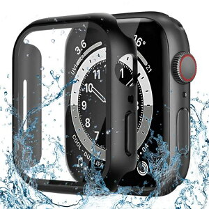 CAERMA Apple Watch�p �P�[�X iWatch Series 11/10/9/8/7/6/5/4/SE3/SE2/SE 45mm�Ή� �����^ �A�b�v���E�H�b�`�p �J�o�[ �h�� �d�x9H �����K���X �����ߗ� ���ϋv �ϏՌ� �S�ʕی�