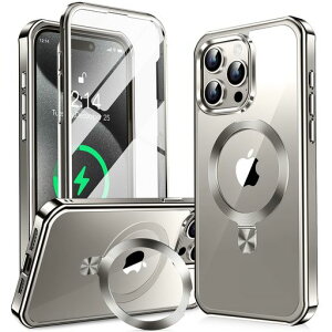 y360°SʕیEX^hEMagsafeΉzKELLCASEiPhone15PropP[XʉBX^hECDOcCX[dphone15proJo[ϖh~PCwʃbLop[