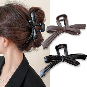 ヘアクリップしっかりとまる2個セット大きめヘアアクセサリー大人向け可愛いバンスクリップ軽い強力髪留め髪飾り韓国風おしゃれ大人hairclipバレッタ優雅エレガント日常お風呂プレゼン…