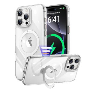 KISECASEiPhone16ProMaxpP[XMagSafeΉCX[dJRg[Jo[360x]X^hCO}OlbgڑϏՌϋv΂ݖh~~ߗیgуP[XACtH16