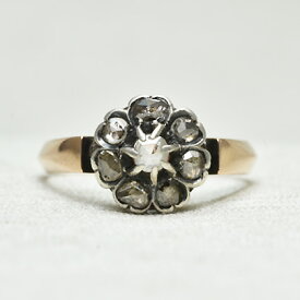 グッドウィル アンティーク ジュエリー リング 指輪 18金 シルバー ダイヤモンド リング 装飾品