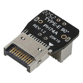アイネックス USB-027 フロントUSB Type-Cヘッダー変換アダプタ L型標準