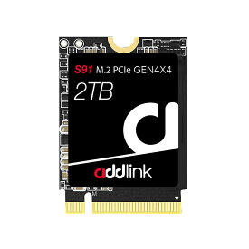 addlink S91 ad2TBS91M2P PCIe GEN4x4 NVMe 1.4、M.2 2230 SSD 2TB