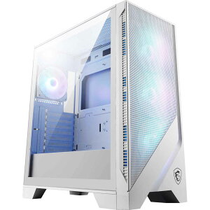 MSI MAG FORGE 320R AIRFLOW WHITE �����K���X�p�l���̗p ���G�A�t���[�^�C�v�̃~�h���^���[�P�[�X �z���C�g