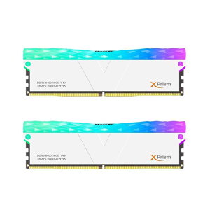 V-Color TMXPL1664832WWK Manta XPrism RGB Series PC5-51200(DDR5-6400) 16GB×2 ホワイト For Intel