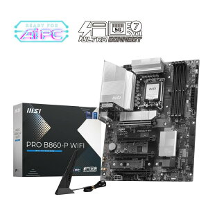 MSI PRO B860-P WIFI Intel B860`bvZbg Intel Core Ultra vZbT[ (Series2) Ή ATX}U[{[h
