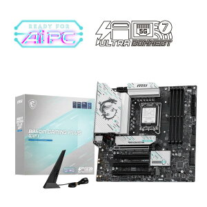 MSI B860M GAMING PLUS WIFI Intel B860`bvZbg Intel Core Ultra vZbT[ (Series2) Ή Micro-ATX}U[{[h