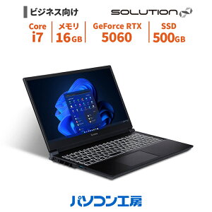 �r�W�l�X�m�[�g�p�\�R�� �V�i 15.6�^/Core i7-14650HX/RTX 5060/16GB/500GB SSD/Windows 11 BTO