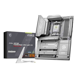MSI MAG X870E TOMAHAWK MAX WIFI PZ �������EPCIe�X���b�g�܂Ńz���C�g�d�l�ɂ�������������\ATX�}�U�[�{�[�h�ł��B