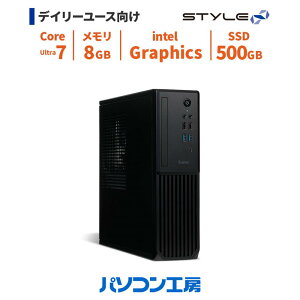 �f�X�N�g�b�v�p�\�R�� �V�i Core Ultra 7 265/8GB/500GB SSD/Windows 11 BTO