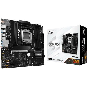 ASRock B850M Pro-A (�p�\�R���H�[���胂�f��) AMD B850�`�b�v�Z�b�g���� MicroATX�}�U�[�{�[�h