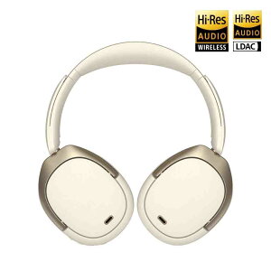 Edifier WH950NB Gen2 Ivory �i�������m�C�Y�L�����Z�����O�Ƌɏ�T�E���h�𗼗����郏�C�����X�w�b�h�z��
