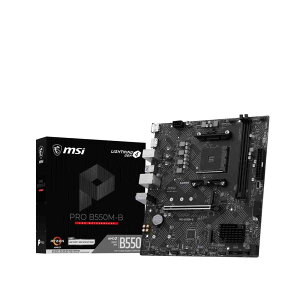 MSI PRO B550M-B AMD B550�`�b�v�Z�b�g���ځA�R�X�g�p�t�H�[�}���X�ɗD���DDR4�������Ή���Micro-ATX�}�U�[�{�[�h
