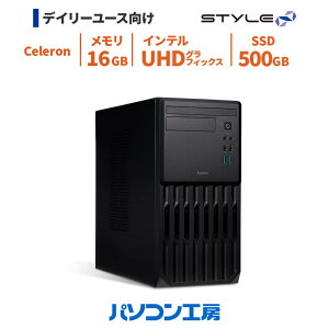�f�X�N�g�b�v�p�\�R�� �V�i Celeron G6900/16GB/500GB SSD/Windows 11 BTO