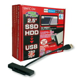 UNITCOM 2.5インチSATA用USB3.0変換アダプタ ( UNI-AD-SATA25U3/N ) (パソコン工房限定モデル) 2.5インチ [SATA用]USB3.0変換アダプタ