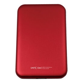 UNITCOM 2.5インチSATA HDD/SSD用 USB3.0接続HDDケース ( UNI-HAL300U3-RED2 ) (パソコン工房限定モデル)