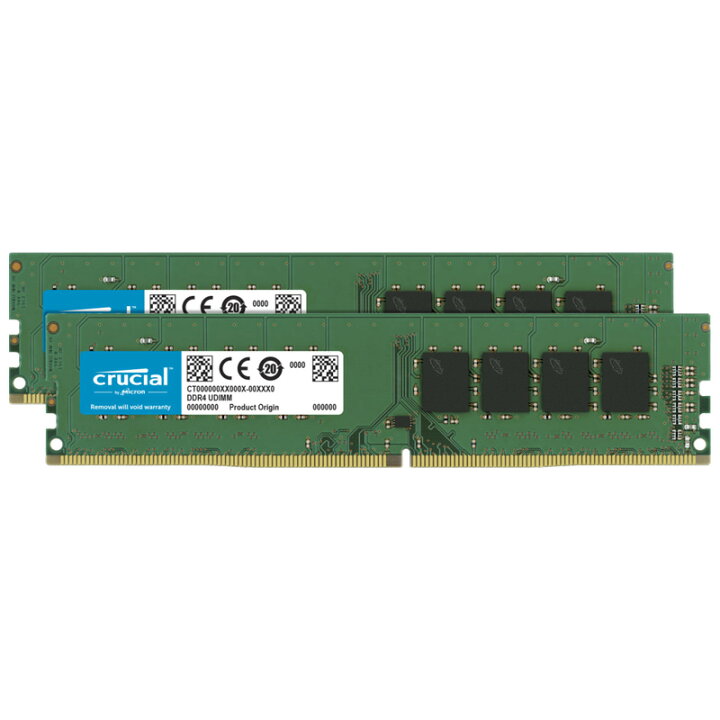 楽天市場】Crucial CT2K32G4DFD832A 64GB (32GBx2枚) DDR4-3200