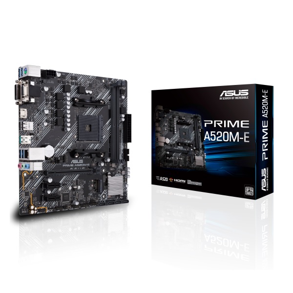 ASUS PRIME A520M-E AMD A520チップセット搭載 microATXマザーボード