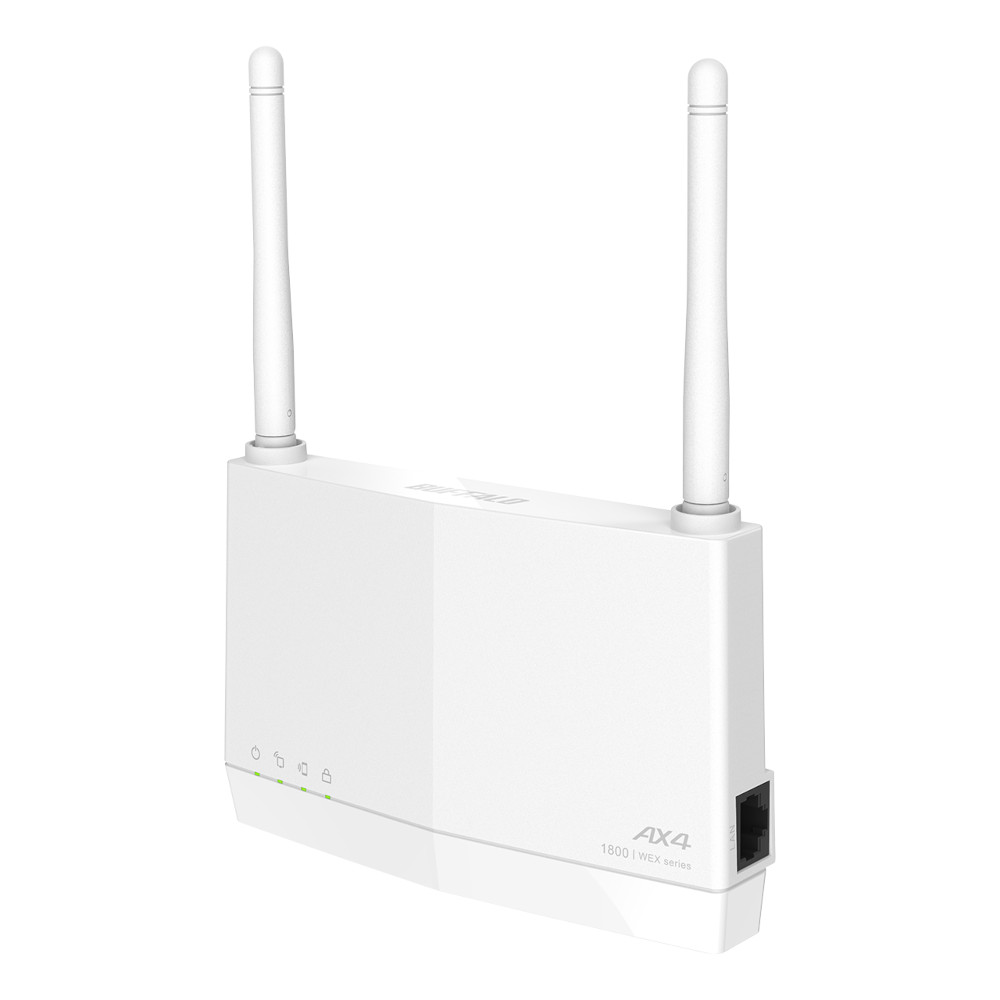 BUFFALO WEX-1800AX4EA D 無線LAN中継機 WiFi 11ax ac n a g b 1201 573Mbps WiFi6対応 外付けアンテナ