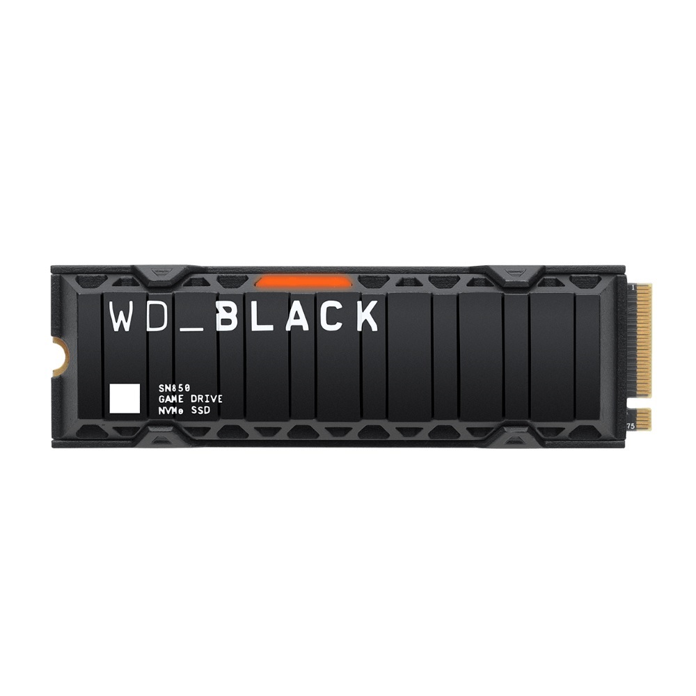 Western Digital WDS200T1XHE WD_BLACK SN850 NVMe SSD 2TB ヒートシンク付き