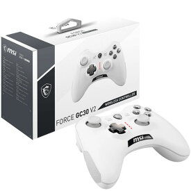 MSI FORCE GC30 V2 WHITE ワイヤレスコントローラ ホワイトモデル