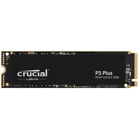 Crucial CT1000P3PSSD8JP NVMe M.2 SSD「P3 Plus」シリーズ PCI-Express 4.0(x4)接続 1TB