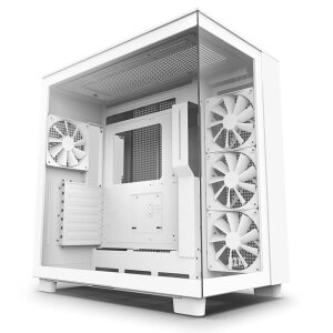 NZXT H9 Flow White CM-H91FW-01 fA`o[\̃~h^[P[X ő10̃P[Xt@ډ\ȍGAt[݌v zCgf