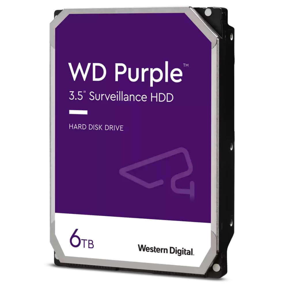 Western Digital WD64PURZ WD Purple 監視システム用ハードディスクドライブ 3.5インチ SATA HDD 6TB