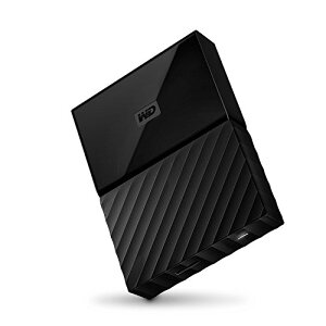 WD HDD �|�[�^�u�� �n�[�h�f�B�X�N 4TB USB3.0 �u���b�N �Í��� �p�X���[�h�ی� 3�N My Passport WDBYFT0040BBK-WESN