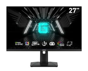MSI G274PF 27�C���` QD-OLED 1920 x 1080 (FHD) �R���s���[�^�[���j�^�[�A180Hz�A�A�_�v�e�B�u�����AHDMI�A�f�B�X�v���C�|�[�g�AVGA�|�[�g�AVESA�}�E���g�\�A�`���g�A�������߉\�A�X�s�[�J�[�A1ms�A