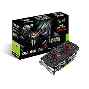 ASUS R.O.G. STRIX�V���[�Y NVIDIA GeForce GTX1060���ڃr�f�I�J�[�h �I�[�o�[�N���b�N ������6GB STRIX-GTX1060-DC2O6G