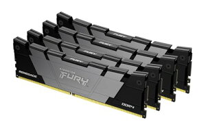Kingston (�L���O�X�g��) FURY Renegade 32GB 3600 DDR4 CL16 DIMM (4���Z�b�g) �f�X�N�g�b�v������ - KF436C16RB2K4/32