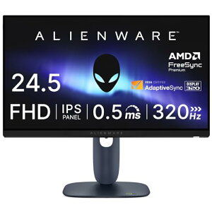 Dell AW2525HM 24.5�C���` Alienware �Q�[�~���O���j�^�[(���P�_3�N/FHD/IPS,�����/DP 1.41,HDMI2/sRGB 99%/�c����],��������/0.5ms,320Hz(DP),255Hz(HDMI)/ G-SYNC Compatible,AMD FreeSync Premium)