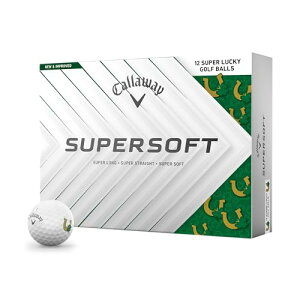 �L�����E�F�C Supersoft Lucky Golf Balls 2025 �S���t�{�[�� 1�_�[�X �S12���� ���胂�f�� ���b�L�[�f�U�C�� 2025�N���f�� Callaway USA���A���i ���s�A��