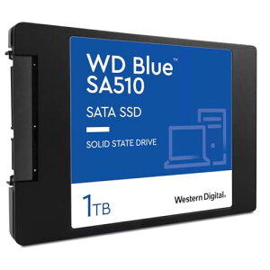 Western Digital 1TB WD Blue SA510 SATA Internal Solid State Drive SSD - SATA III 6 Gb/s, 2.5/7mm, Up to 560 MB/s - WDS100T3B0A