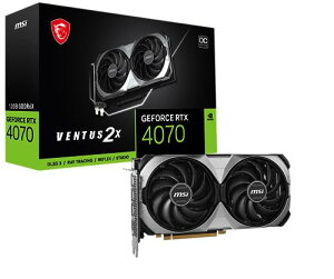 MSI GeForce RTX 4070 Ventus 2X E 12G OC, V513-432R