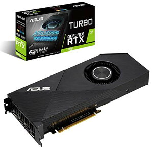ASUS NVIDIA RTX2060 ���� �f���A���{�[�� �x�A�����O �t�@�� ���f�� 6GB TURBO-RTX2060-6G