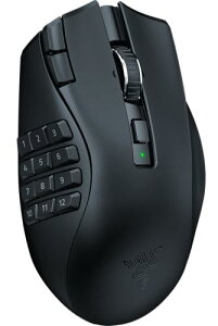 Razer(���C�U�[) Naga V2 HyperSpeed MMO�ɍœK�ȑ��{�^���̃��C�����X�Q�[�~���O�}�E�X �v���O�����\��19�{�^�� �t���[�X�s���܂��̓^�N�^�C���X�N���[���z�C�[�� HyperSpeed Wireless Bluetooth Focus Pro 3