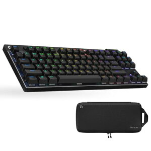 Logicool G PRO X TKL LIGHTSPEED ���C�����X �Q�[�~���O�L�[�{�[�h �e���L�[���X GX�X�C�b�` ���j�A ���J�j�J�� �L�[�{�[�h Bluetooth �É� ���{��z�� LIGHTSYNC RGB ���E���P�[�u�� �u���b�N ���� �������K