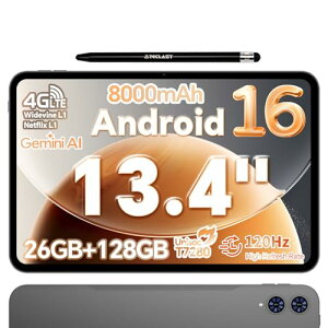 �^�u���b�g Android 16 ���� TECLAST T65 ��^ �^�u���b�g 13�C���` 120Hz ��ʁAGemini AI���� Tablet