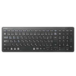 �G���R�� �L�[�{�[�h Bluetooth �p���^�O���t �R���p�N�g�L�[�{�[�h WindowsMaciOSAndroid�Ή� �u���b�N TK-FBP101BK