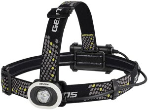 GENTOS(�W�F���g�X) LED �w�b�h���C�g USB �[�d��/�P3�d�r ���邳90-600���[����/���p�_��4-7.5���� GD�V���[�Y GD-101H/GD-102D/GD-180H �o�R �ނ�